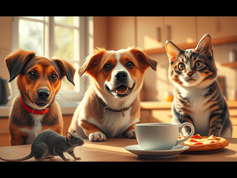 Morning Adventures: Dogs, Cats and&nbsp;Ratos.