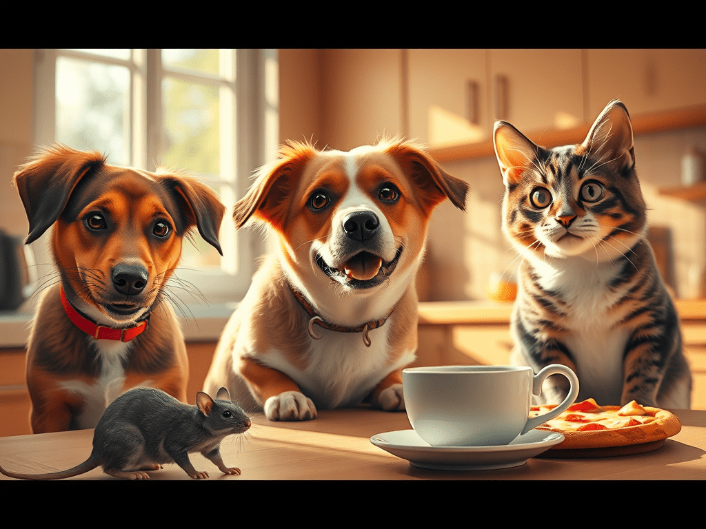 Morning Adventures: Dogs, Cats and&nbsp;Ratos.